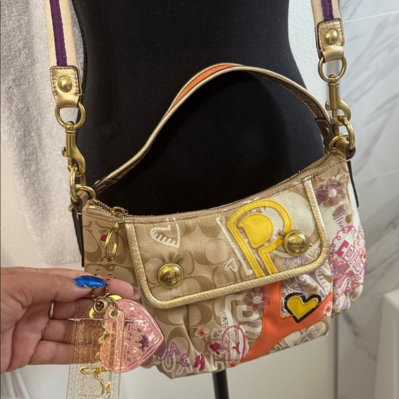 Coach Poppy Graffiti Groovy 15040 handbag 3 tags - Picture 5 of 14